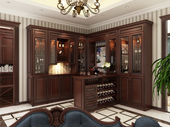 酒柜+吧台（美式）